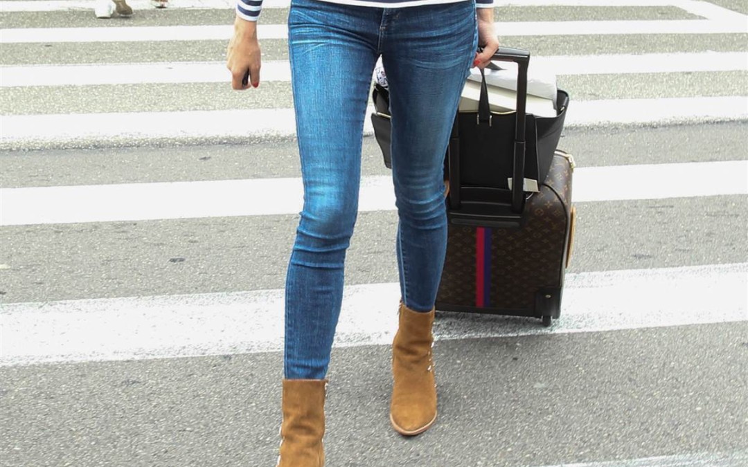 Spray on Jeans – also known as skinny jeans!